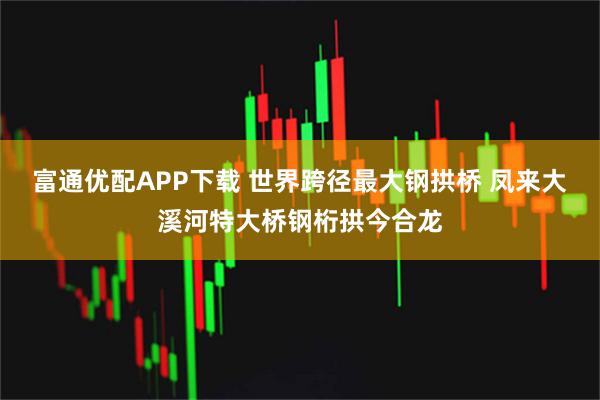 富通优配APP下载 世界跨径最大钢拱桥 凤来大溪河特大桥钢桁拱今合龙