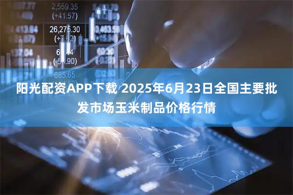 阳光配资APP下载 2025年6月23日全国主要批发市场玉米制品价格行情